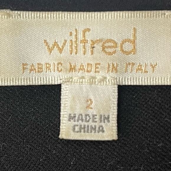 Aritzia Wilfred Gray Fit & Flare Neutral Chic Feminine Dress NWOT Size 2 - Picture 8 of 12